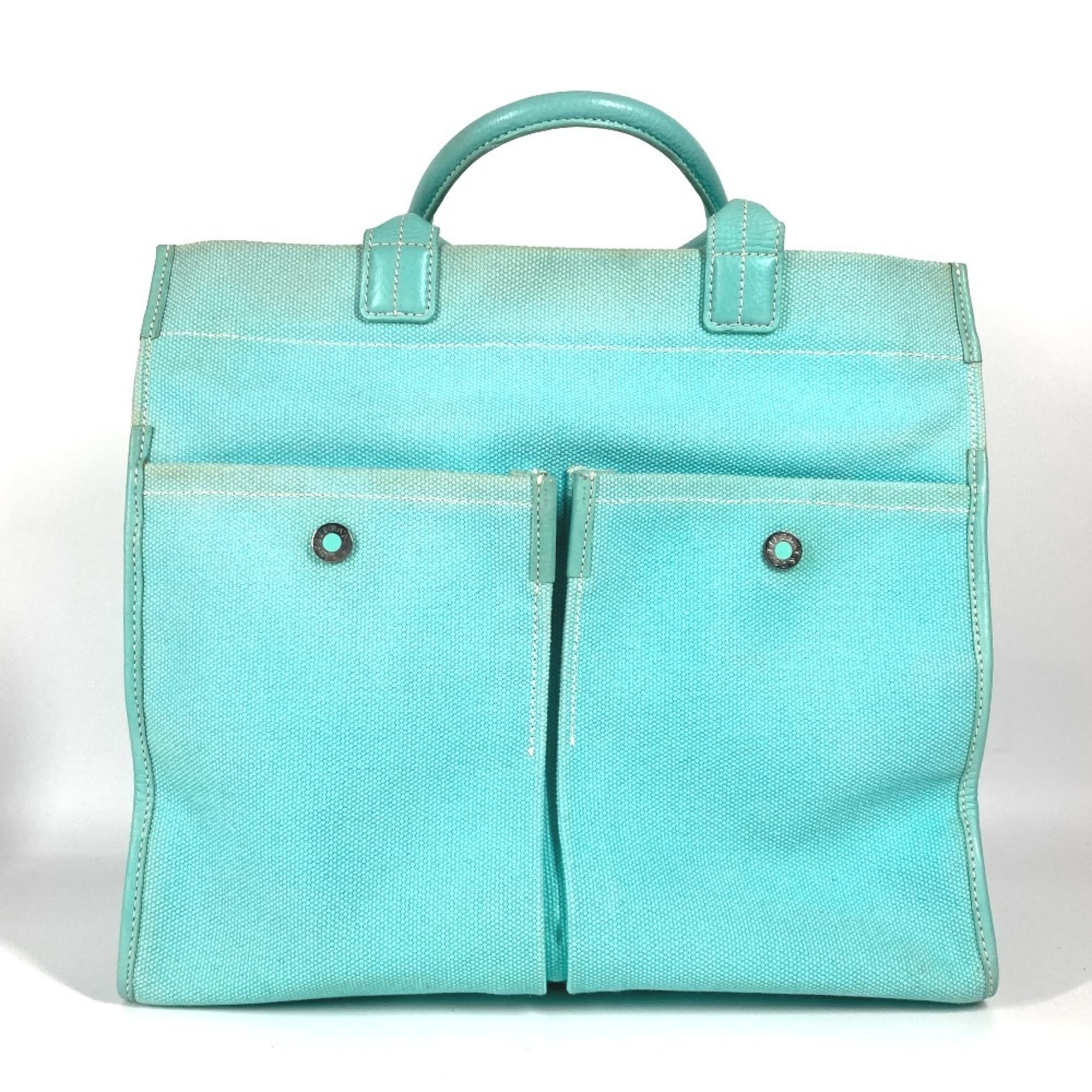 Tiffany&Co. Tiffany Handbag, Jitney, 2-Way Bag, Shoulder Crossbody Tote Canva...